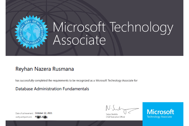 Microsoft Technology Associate (MTA)