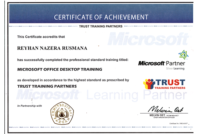Microsoft Office Desktop Training